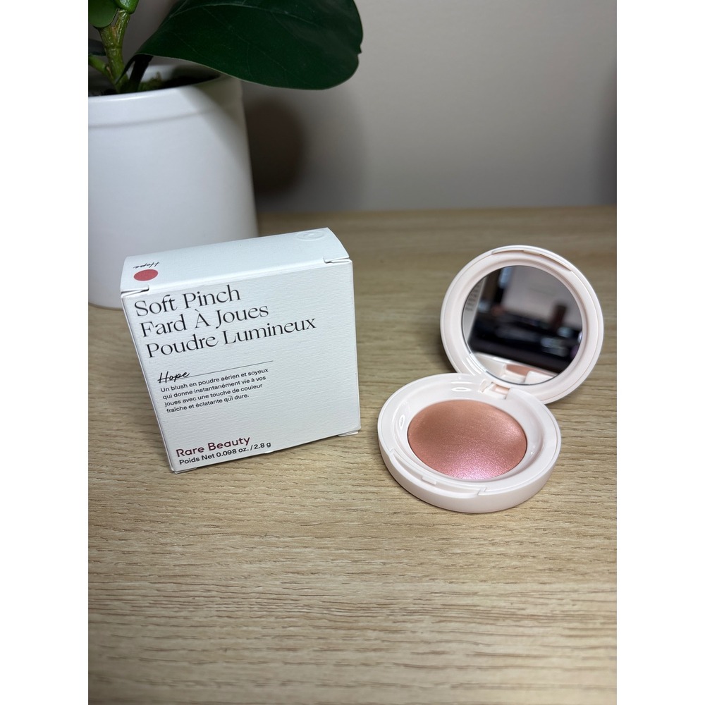 Rare Beauty Soft Pinch Luminous Powder Blush Hope Nude Mauve 0.098oz New in Box